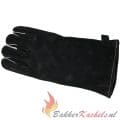Hittebestendige handschoen daim leder
