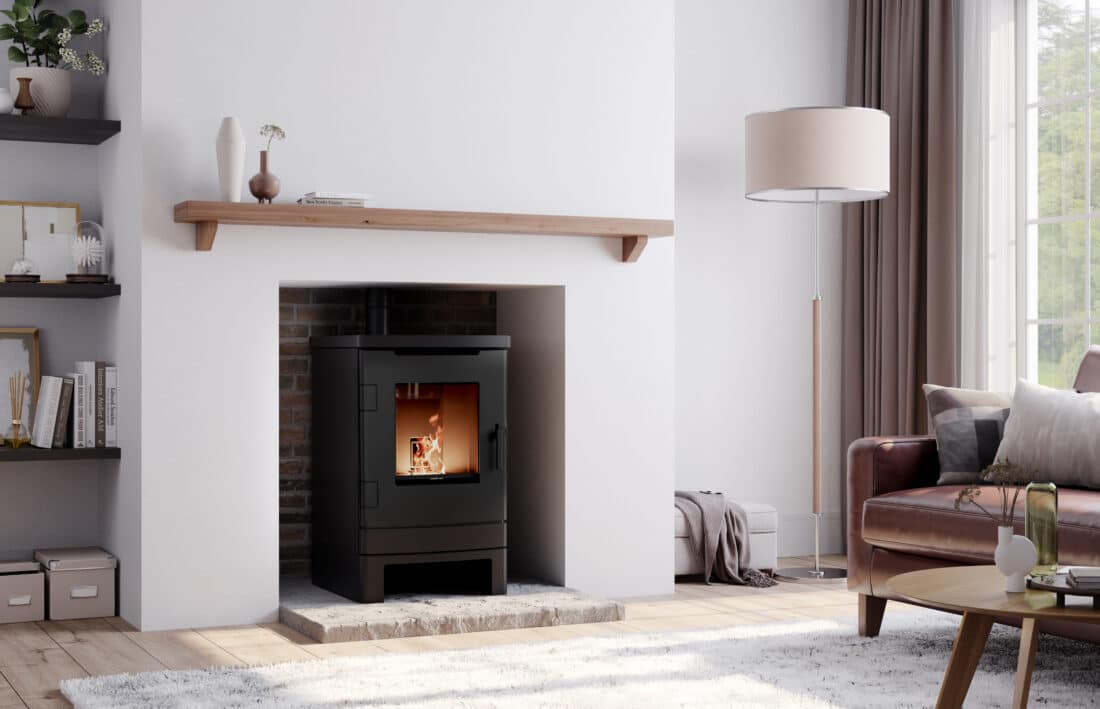 Nordic Fire Finn met sokkel