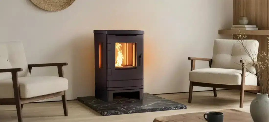 Nordic Fire Fenna met sokkel