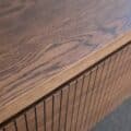 Meubel Panel Wood 120 Breed Met Verticale Ribbel Twee Lades En Spiegel