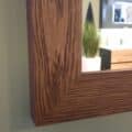 Meubel Panel Wood 120 Breed Met Verticale Ribbel Twee Lades En Spiegel