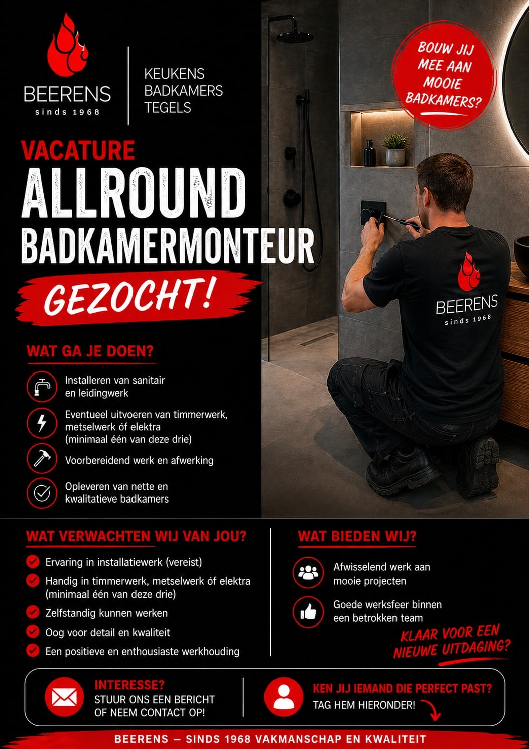 Allround Badkamermonteur