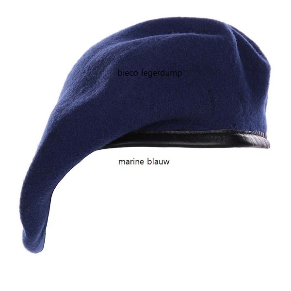 Marine Blauw Baret Bieco Legerdump Bieco
