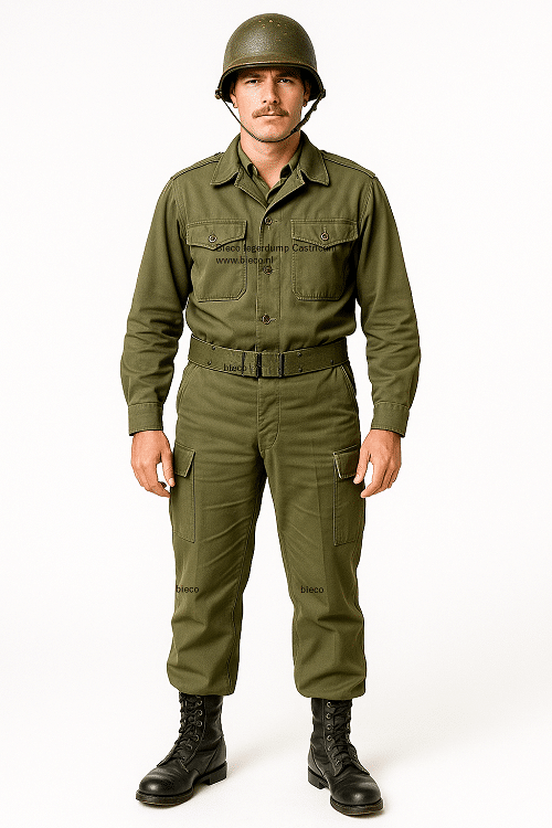 Broek Gevechts Uniform M78 Koninklijke Landmacht Dienstplicht Jaren 80