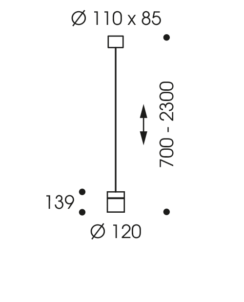 Oligo Tudor Hanglamp