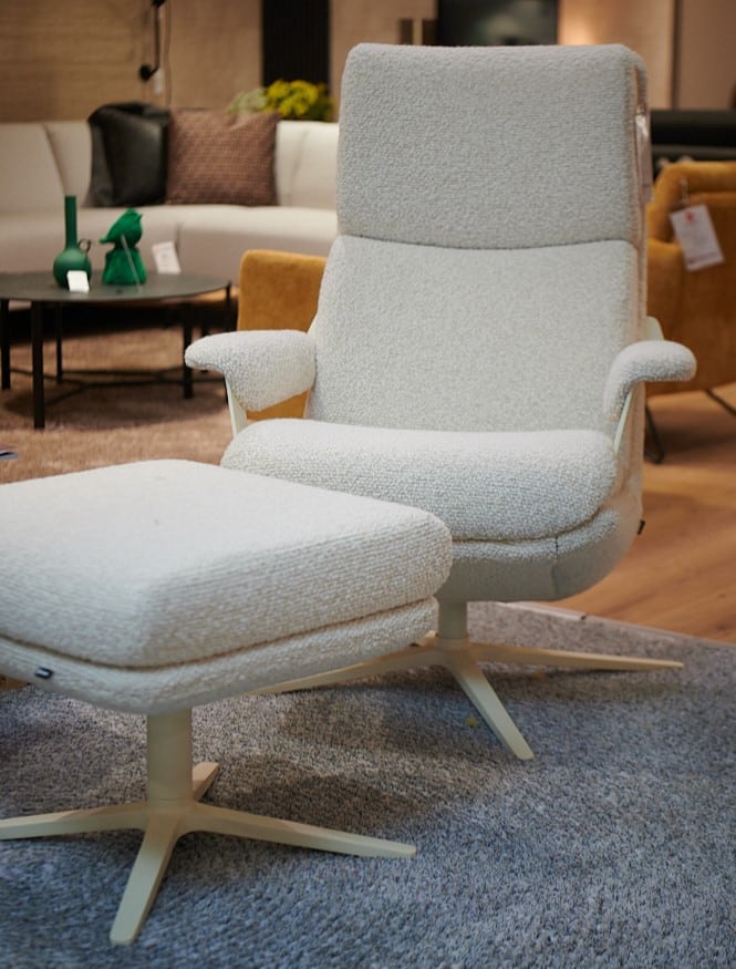 Ijcoon Relaxfauteuil Hocker Vera