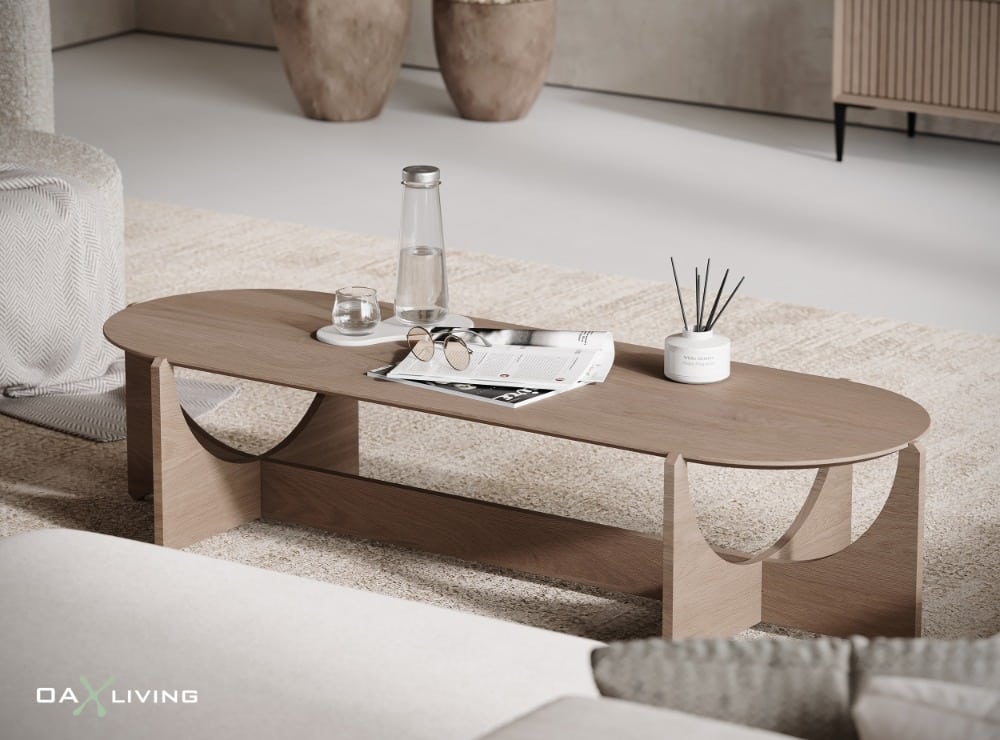 Oaxliving Salontafel Ovaal