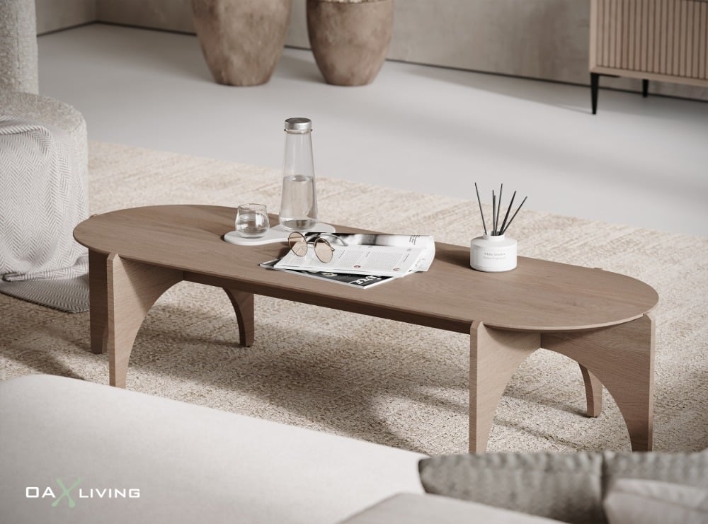 Oaxliving Salontafel Ovaal