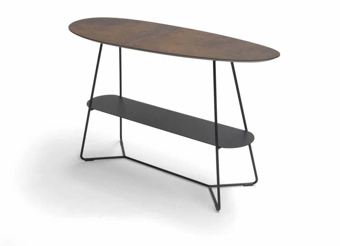 Side Table Twinny Hpl Plastica Bronze Living Room Industrial Scaled