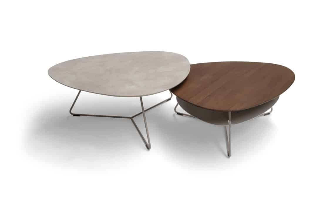 Twinny Coffee Tables With Shelf Beige With Solid Oak Breesnewworld