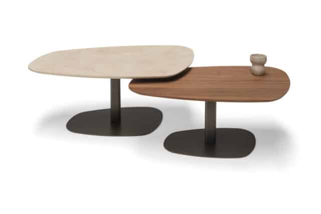 Trapea Large Porfidochiaro Trapea Small Walnussfurnierrahmen Schwarz3