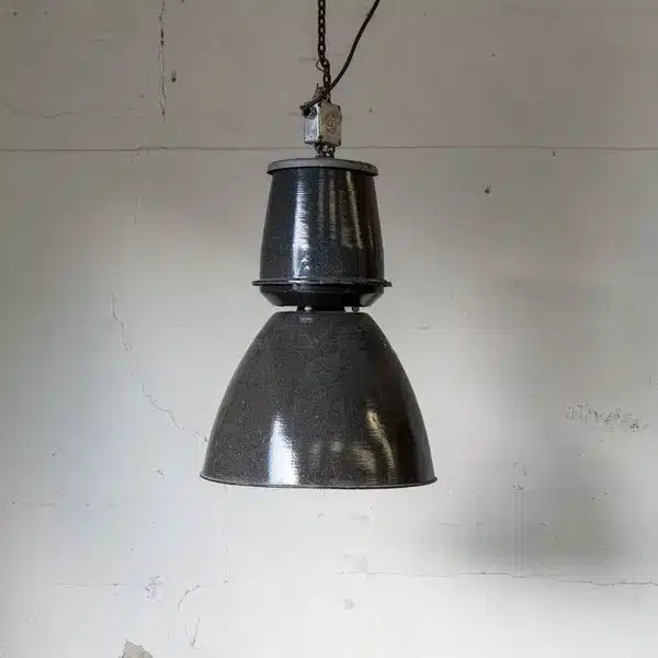 Donker Grijze Xxl Fabriekslamp