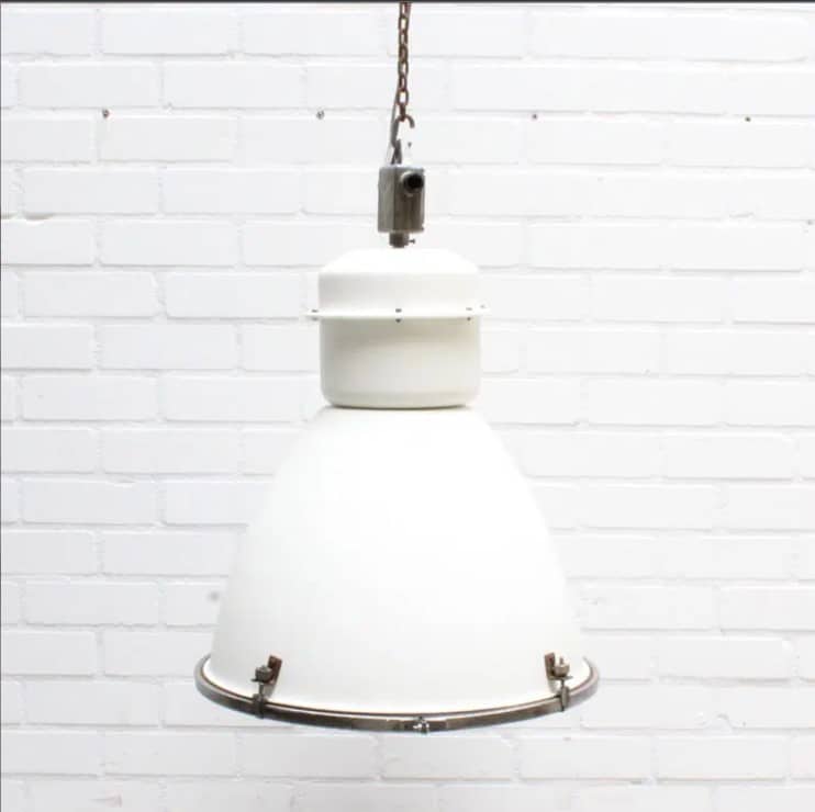 Xl Fabriekslamp Met Glasplaat