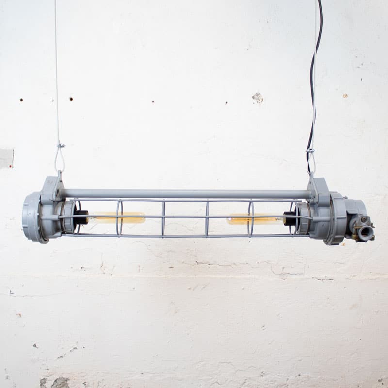 Industrile Tube Lamp Cccp Origineel Grijs