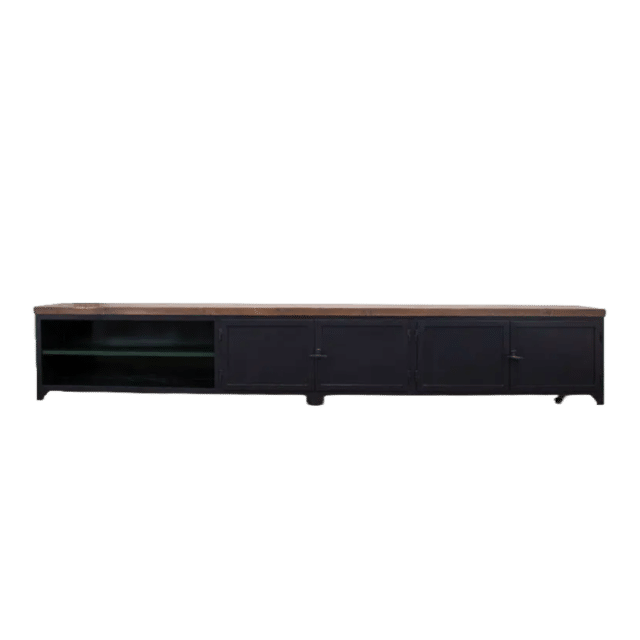 Tv Meubel Szep Black Met Barnwood