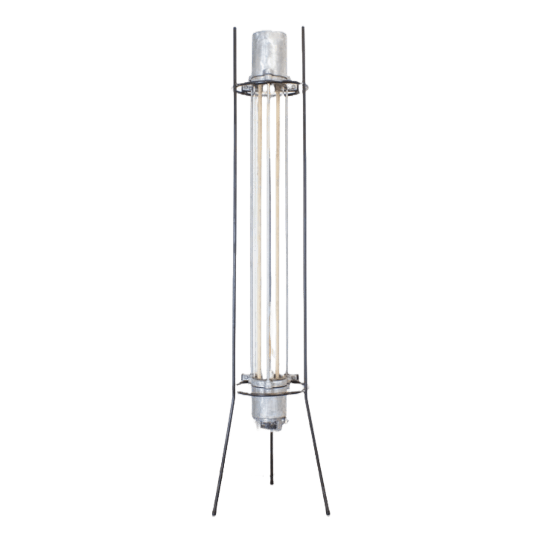 Staande Tube Lamp Geborsteld