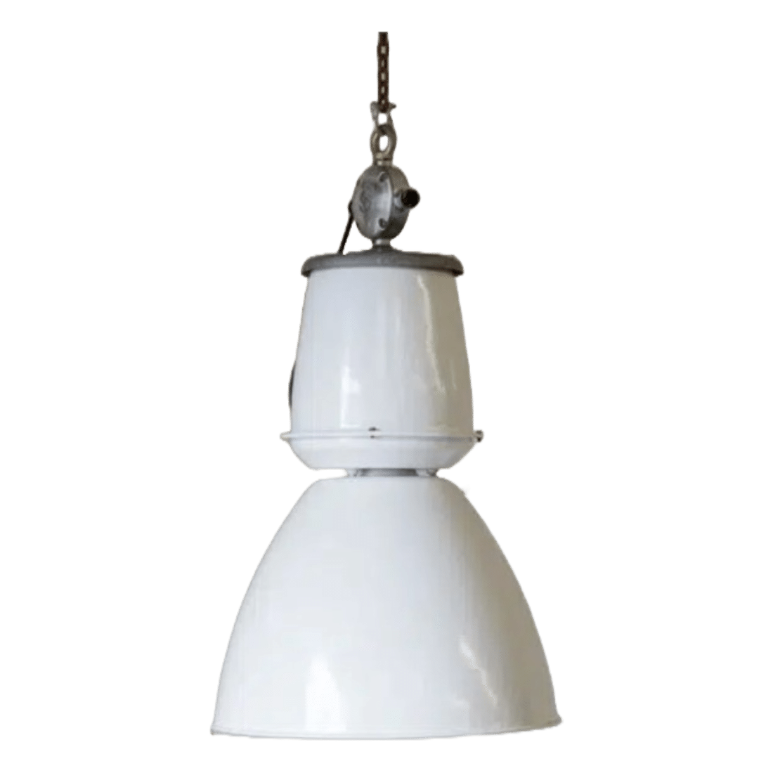 Xxl Fabriekslamp Wit Gecoat