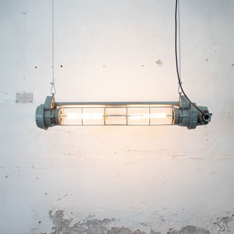 Industrile Tube Lamp Cccp Origineel Groen