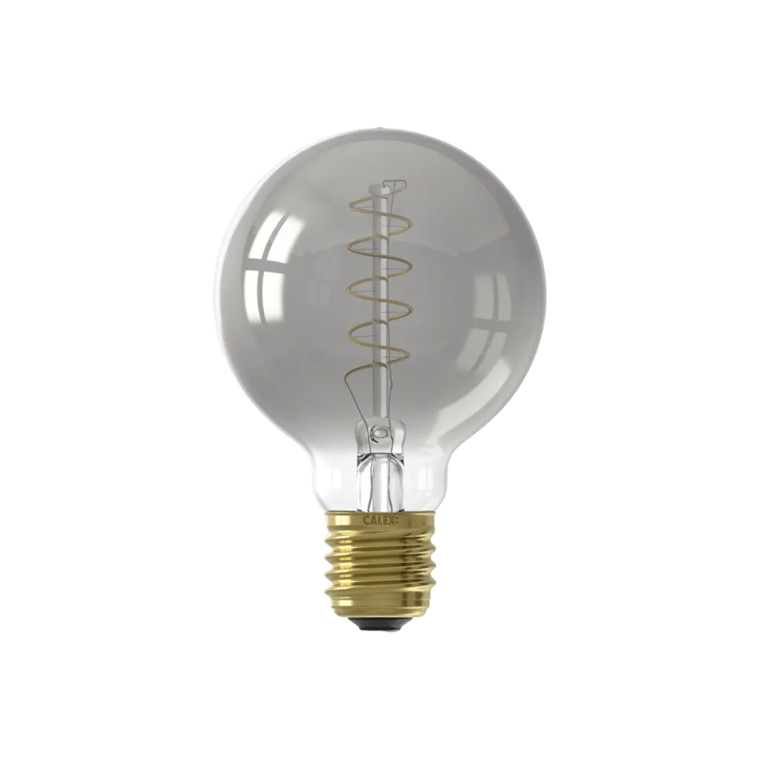 Calex Titanium Globe Bulb Led Lamp S E27 8211 136 Lumen