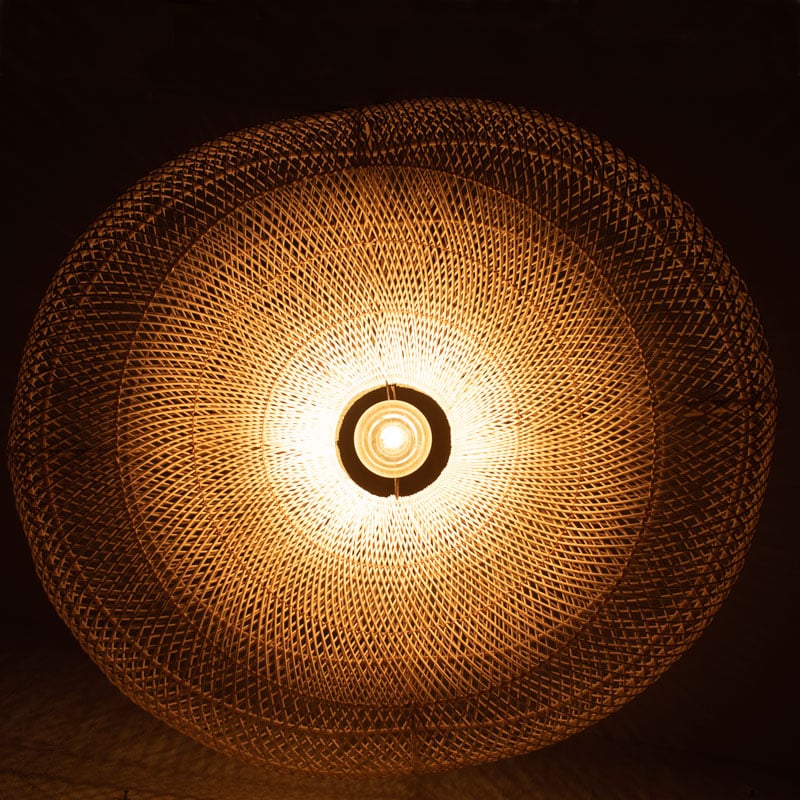 Wave Bamboe Lamp Naturel L