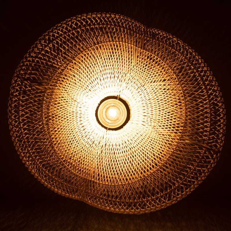 Wave Bamboe Lamp Naturel L