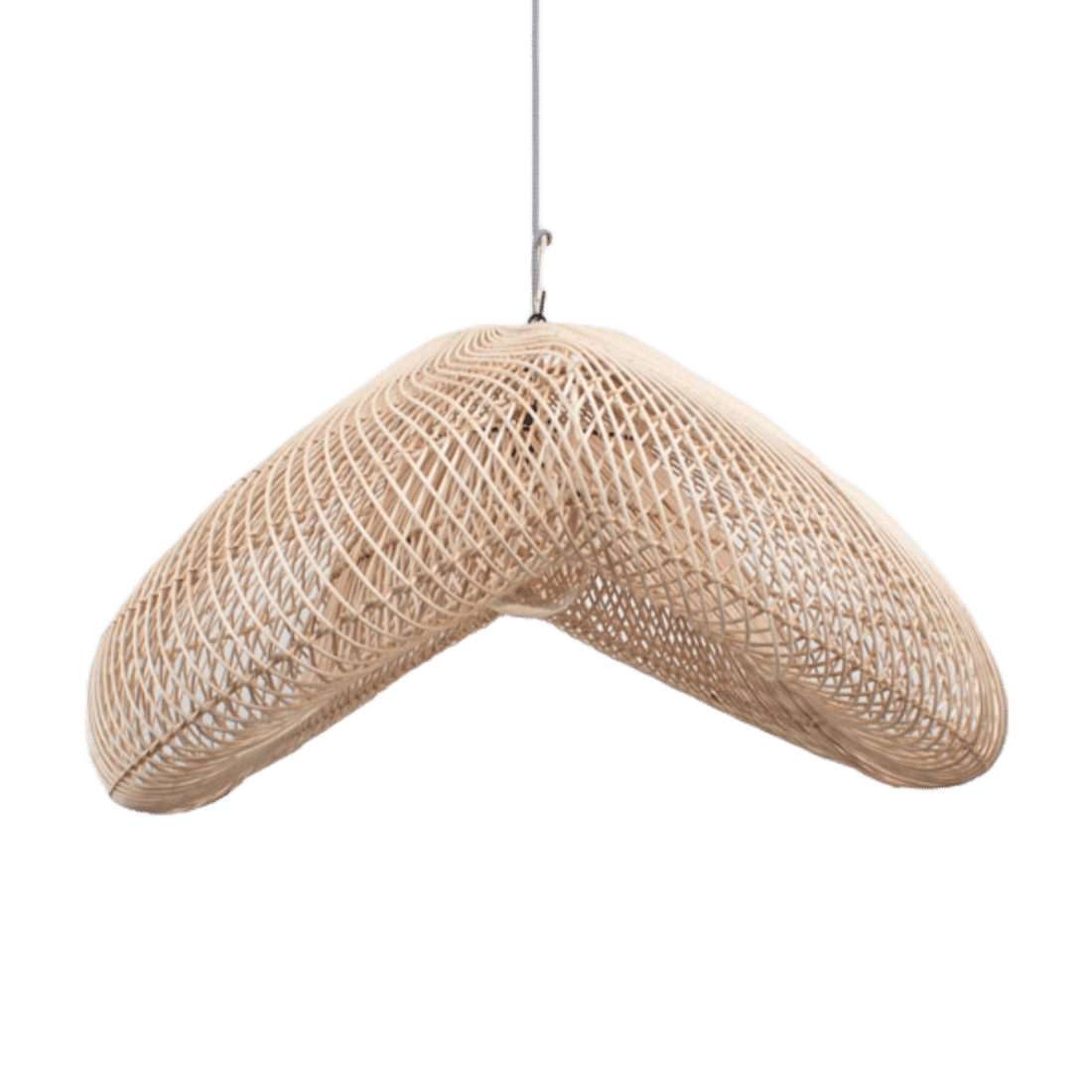 Wave Bamboe Lamp Naturel M