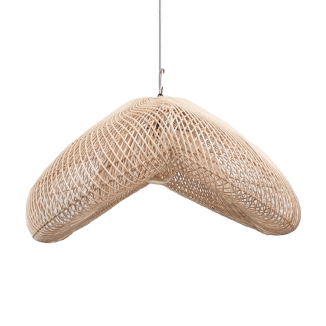 Wave Bamboe Lamp Naturel M