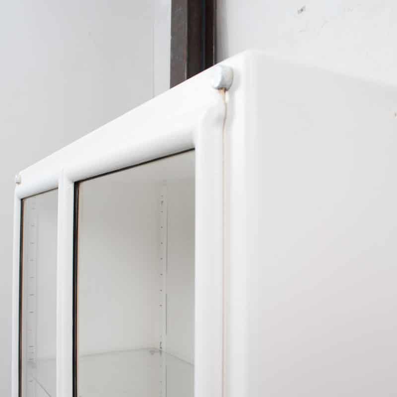 Vintage Apothekerskast Wit Overgespoten