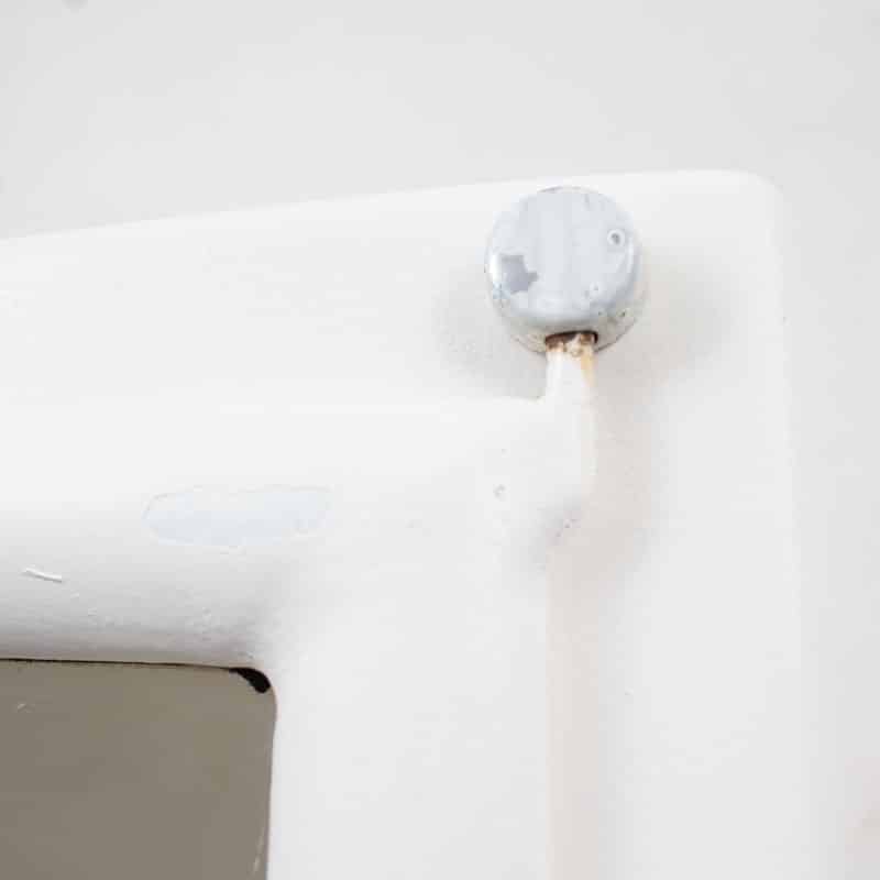 Vintage Apothekerskast Wit Overgespoten