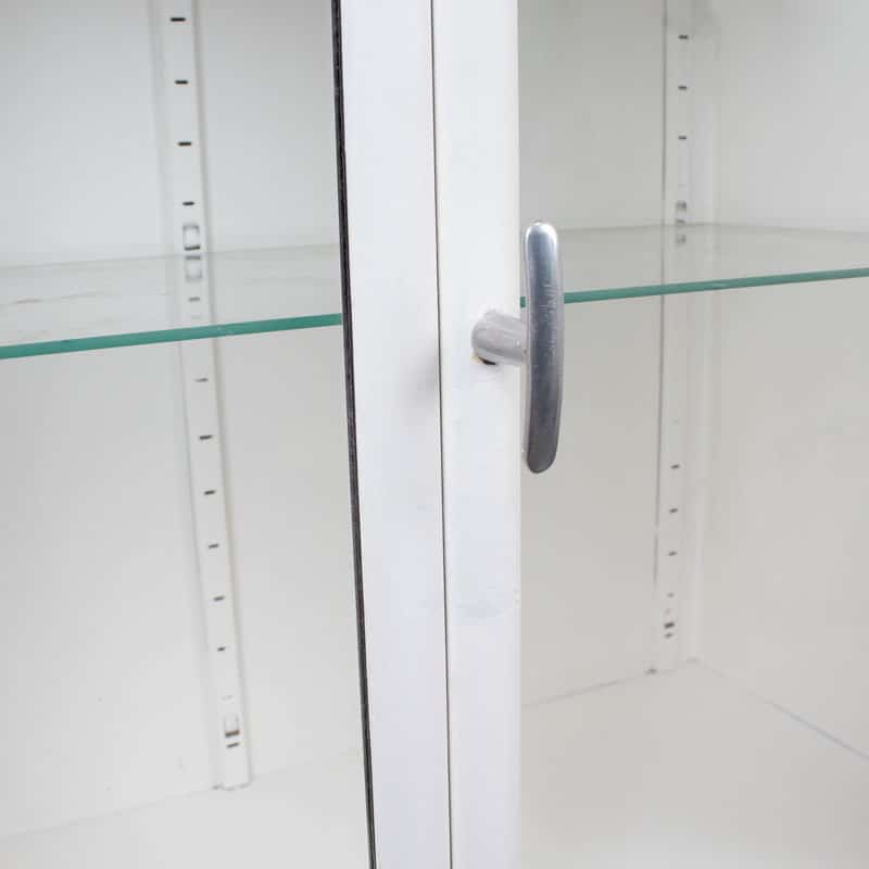 Vintage Apothekerskast Wit Overgespoten