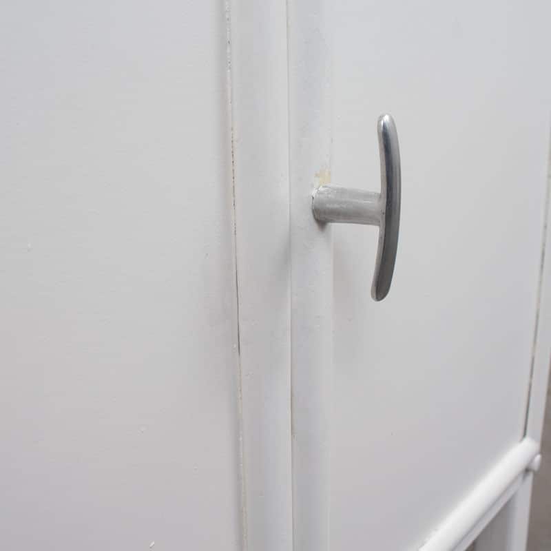 Vintage Apothekerskast Wit Overgespoten