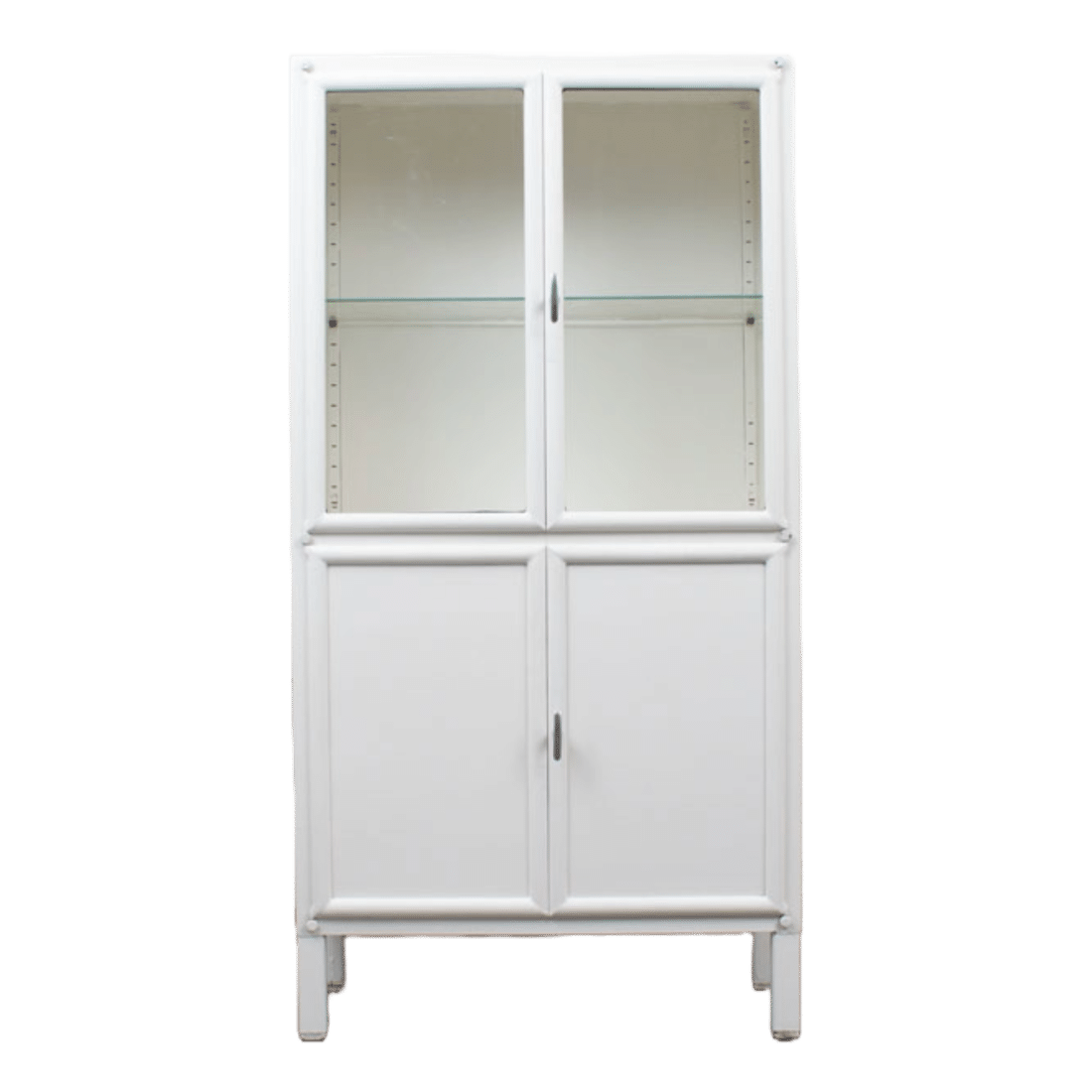 Vintage Apothekerskast Wit Overgespoten