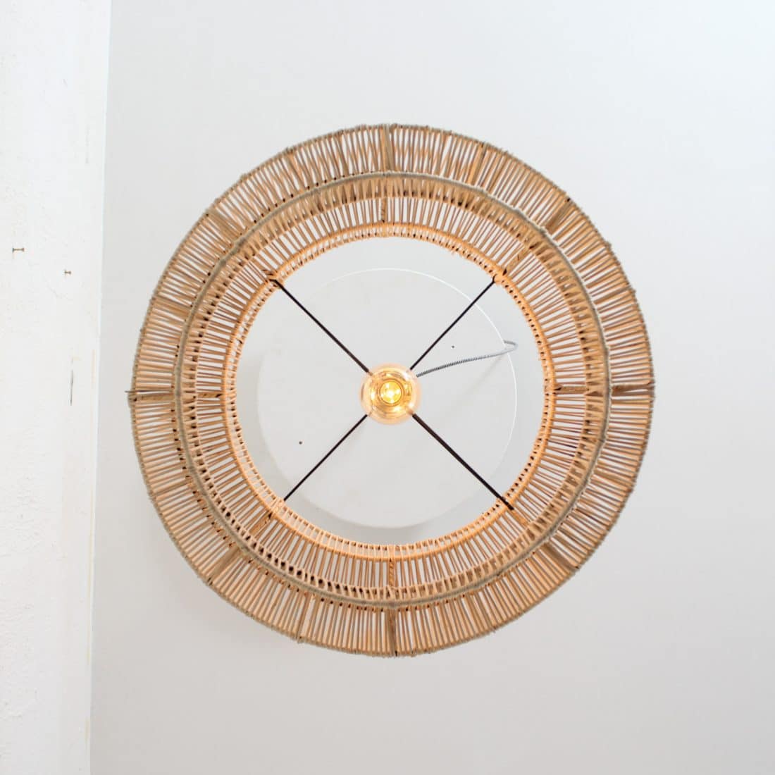 Rotan Cilinder Hanglamp