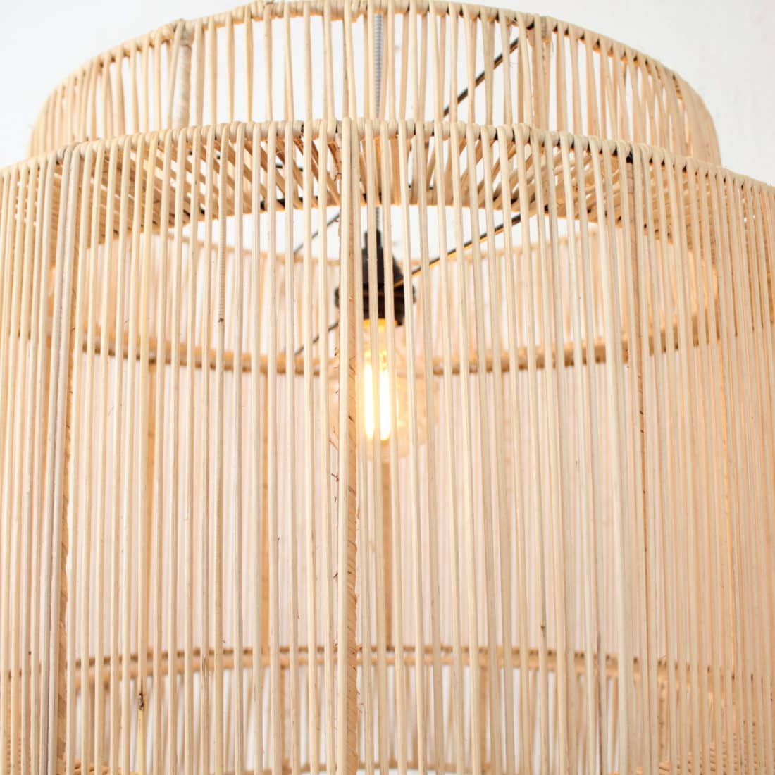 Rotan Cilinder Hanglamp