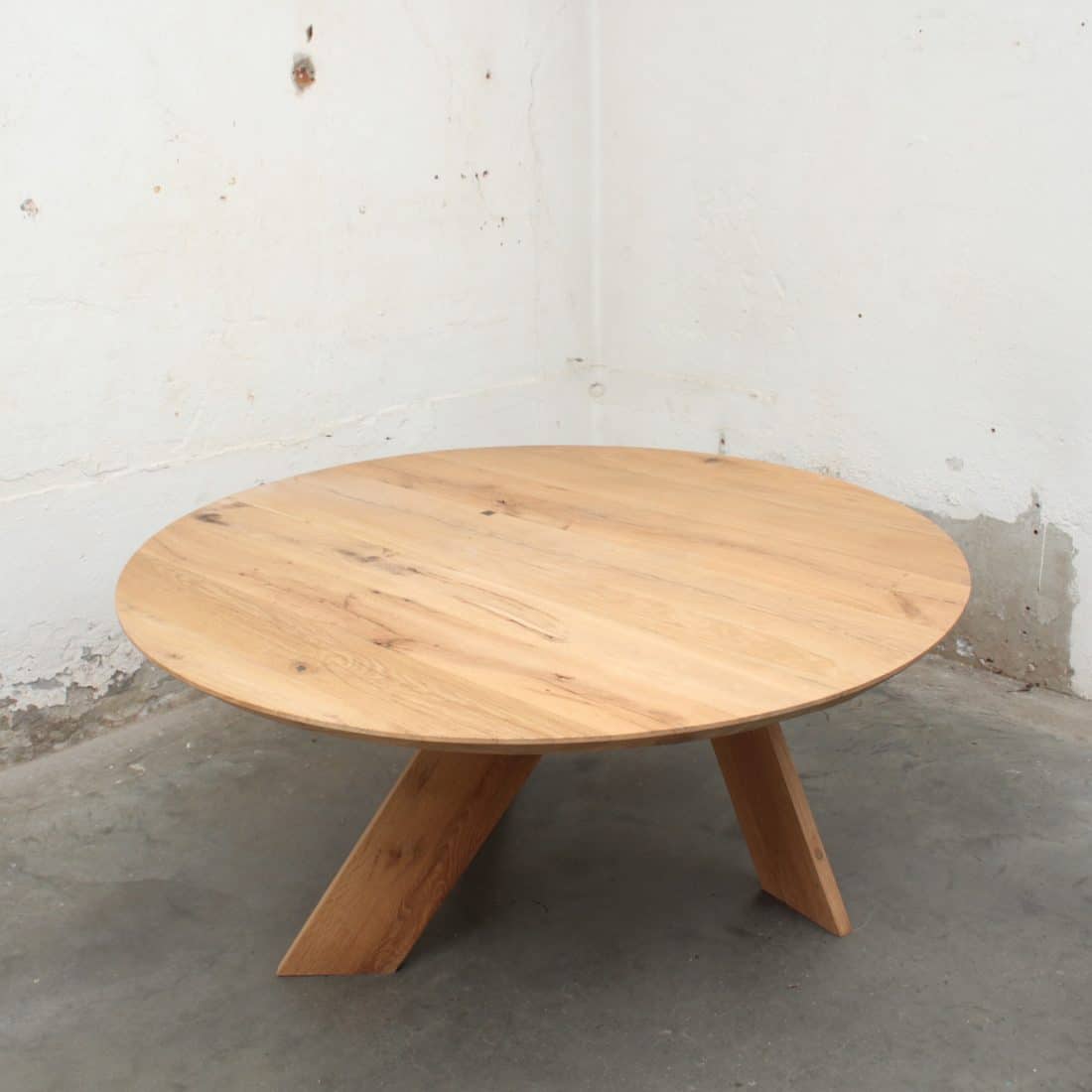 Oud Eiken Tafel Rond