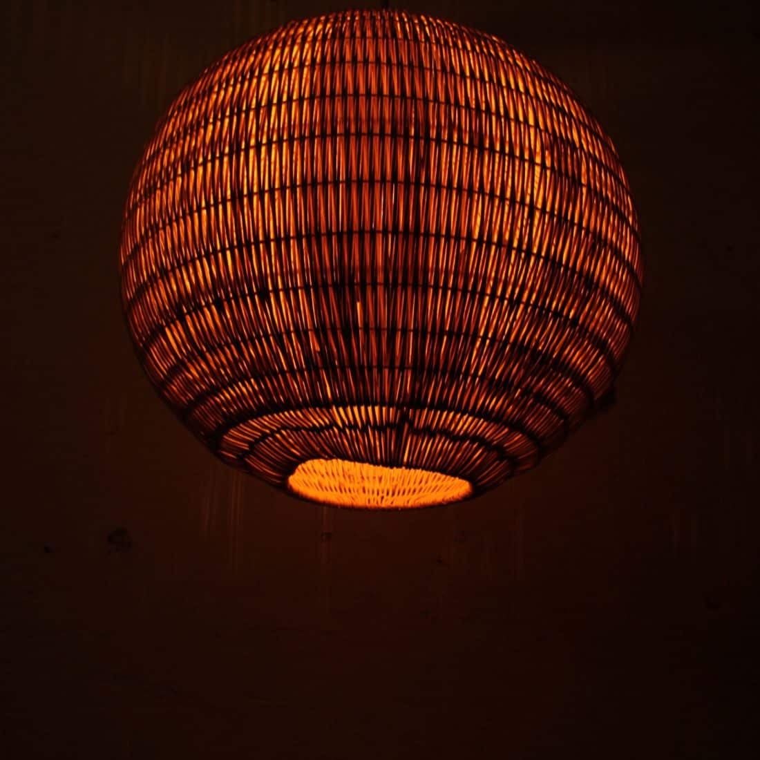 Rotan Dome Hanglamp Xs