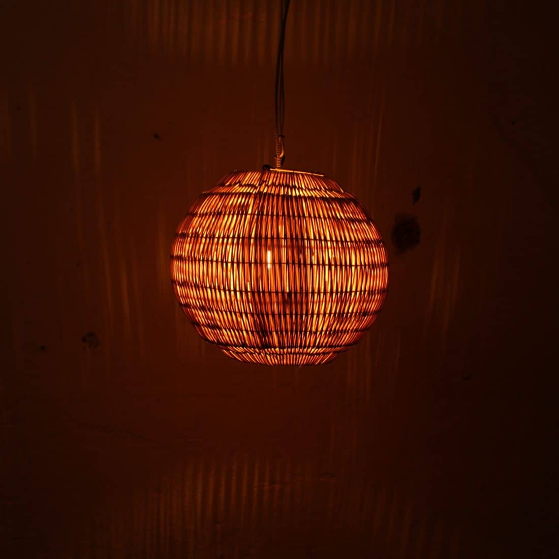 Rotan Bol Hanglamp Naturel S