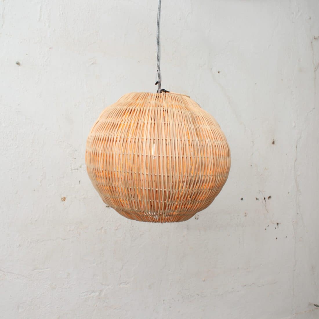 Rotan Bol Hanglamp Naturel S