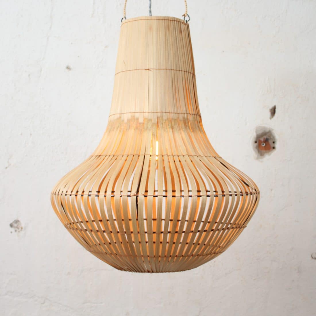 Rotan Bol Hanglamp Naturel S