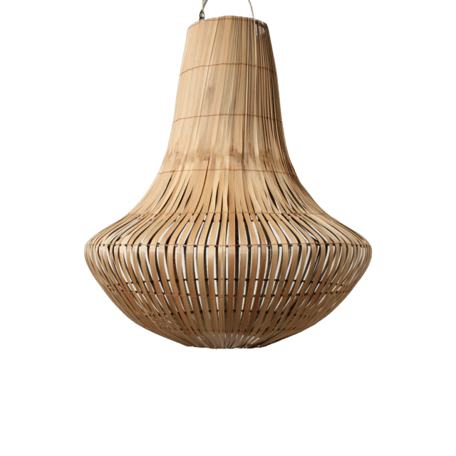 Bamboo Kroonluchter Naturel L