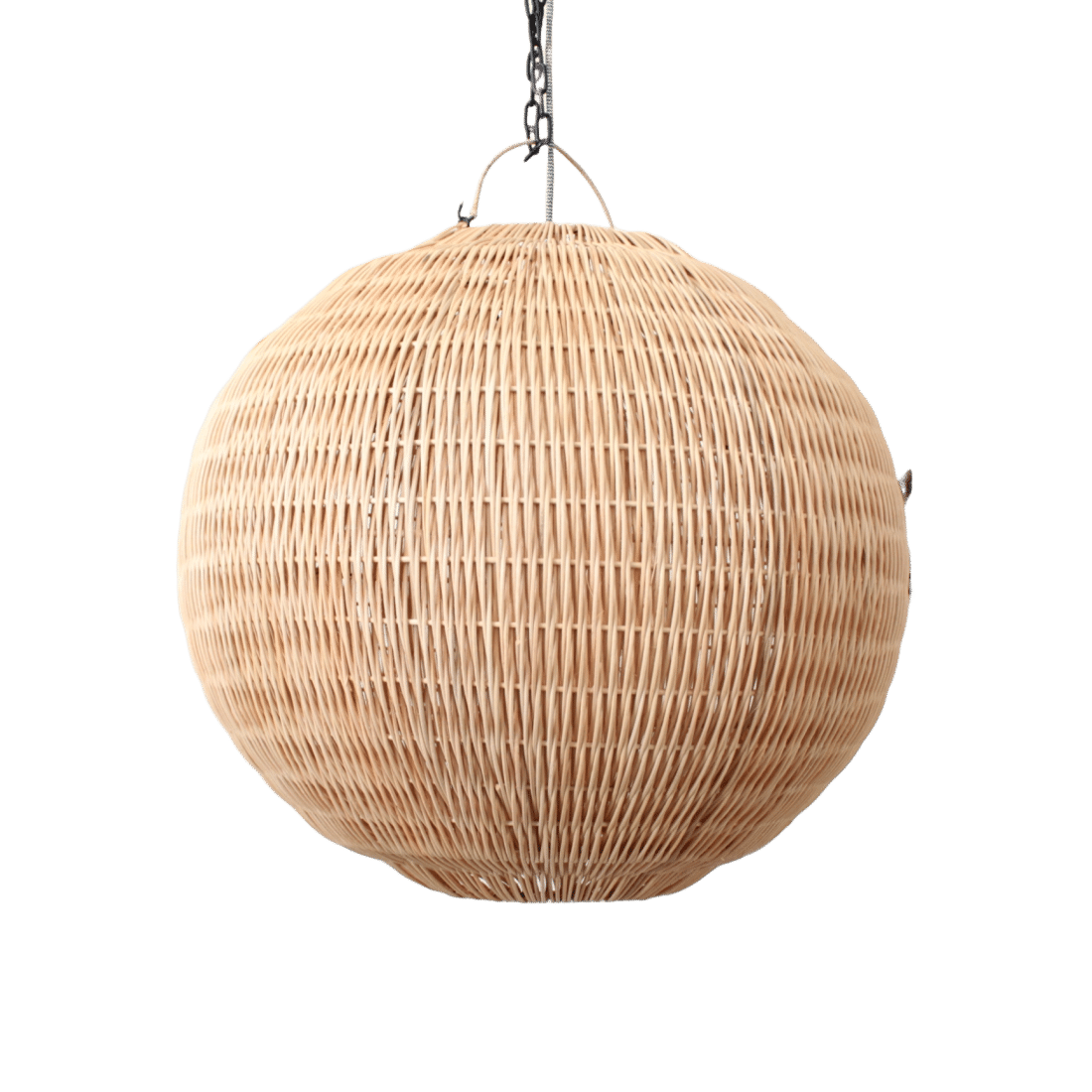 Rotan Bol Hanglamp Naturel M