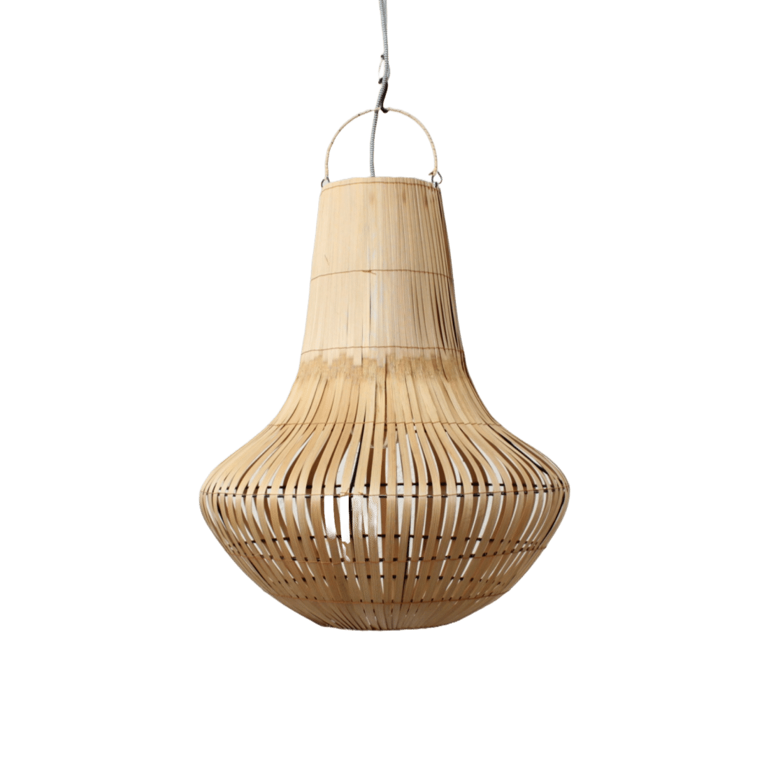 Bamboo Kroonluchter Naturel M