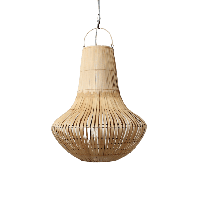 Bamboo Kroonluchter Naturel M