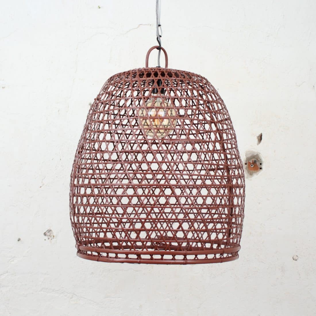 Indonesische Hanenmand Lamp Xl