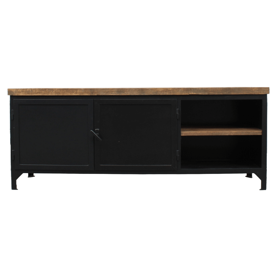 Tv Meubel Maatwerk Black Barnwood