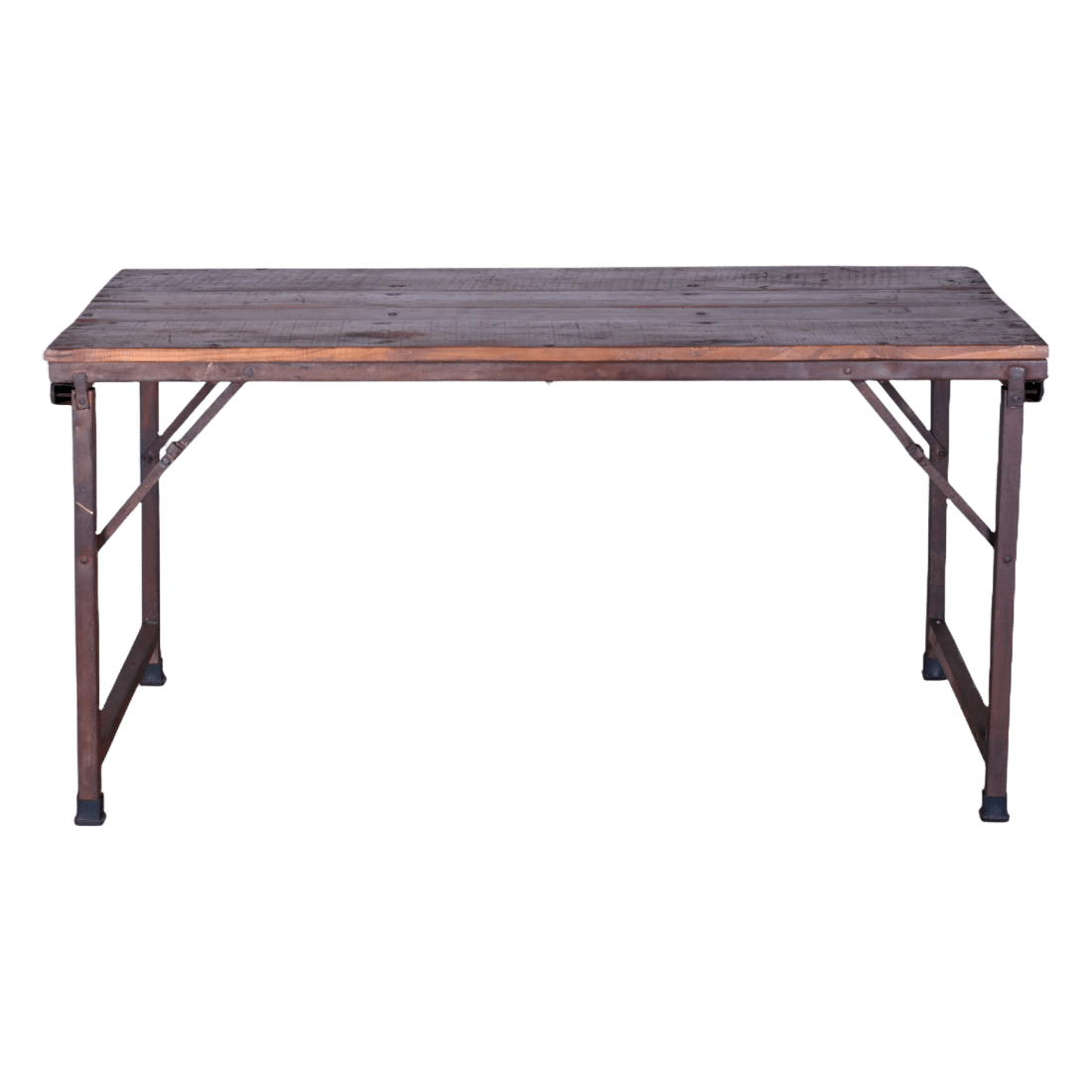 Indiase Inklapbare Markttafel Metalen Frame