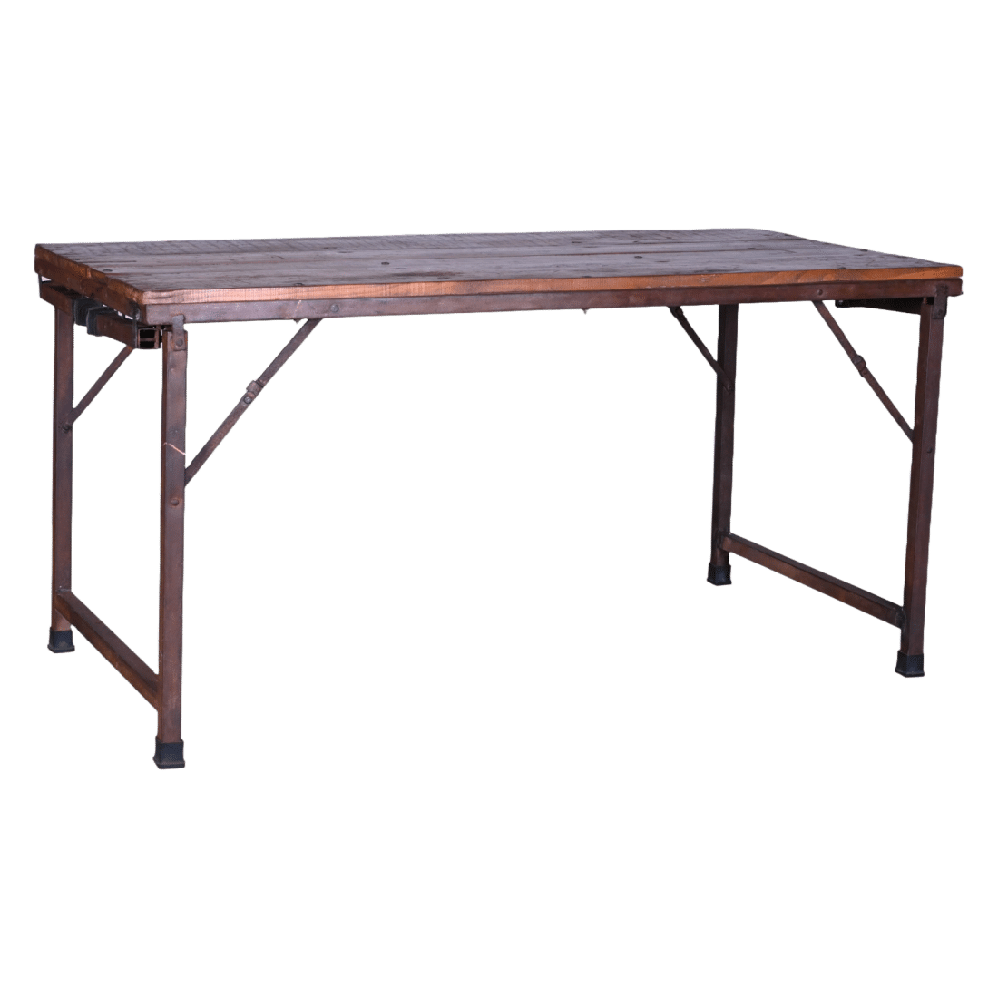 Indiase Inklapbare Markttafel Metalen Frame