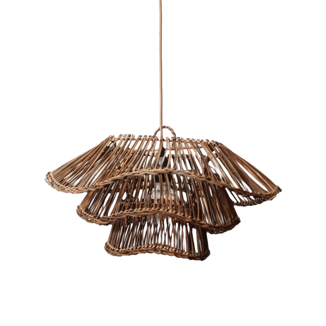 Bamboe Hanglamp Half Wabisabi Antik 8211 3