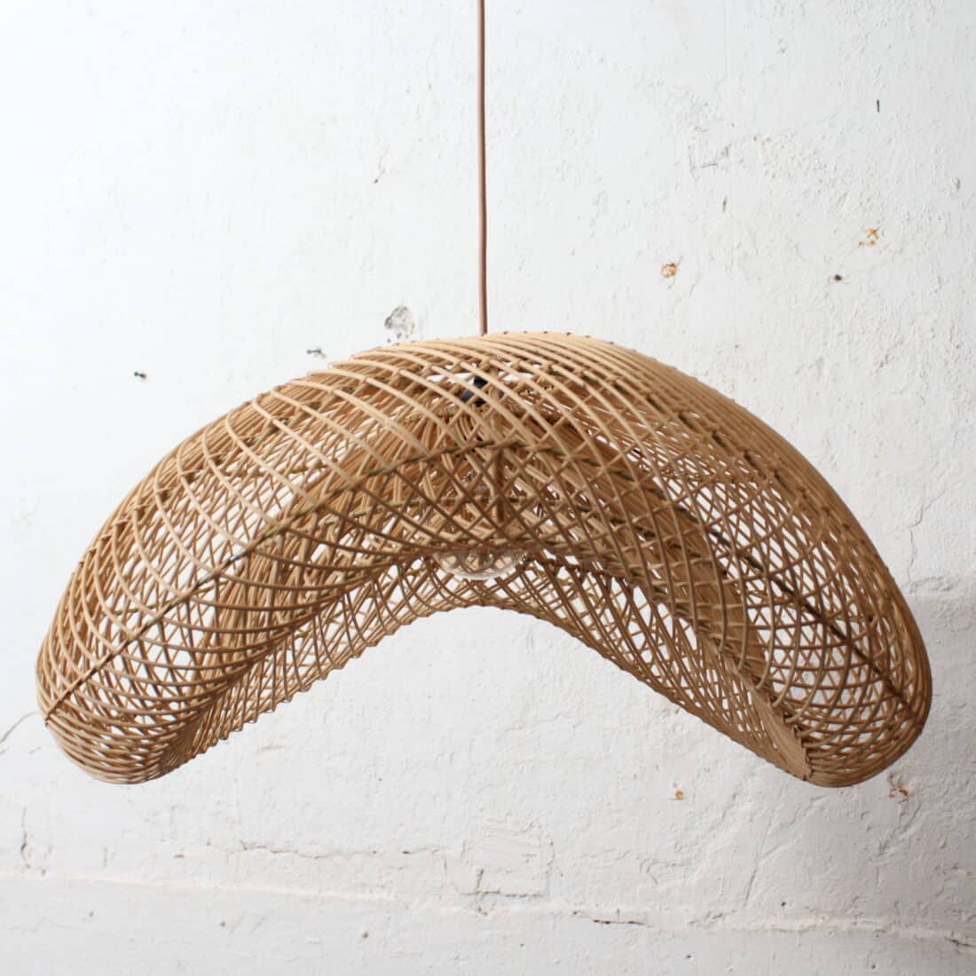 Bamboe Hanglamp Wave Naturel S