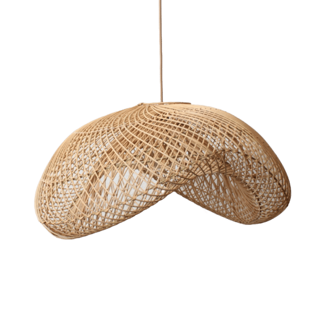 Bamboe Hanglamp Wave Naturel S